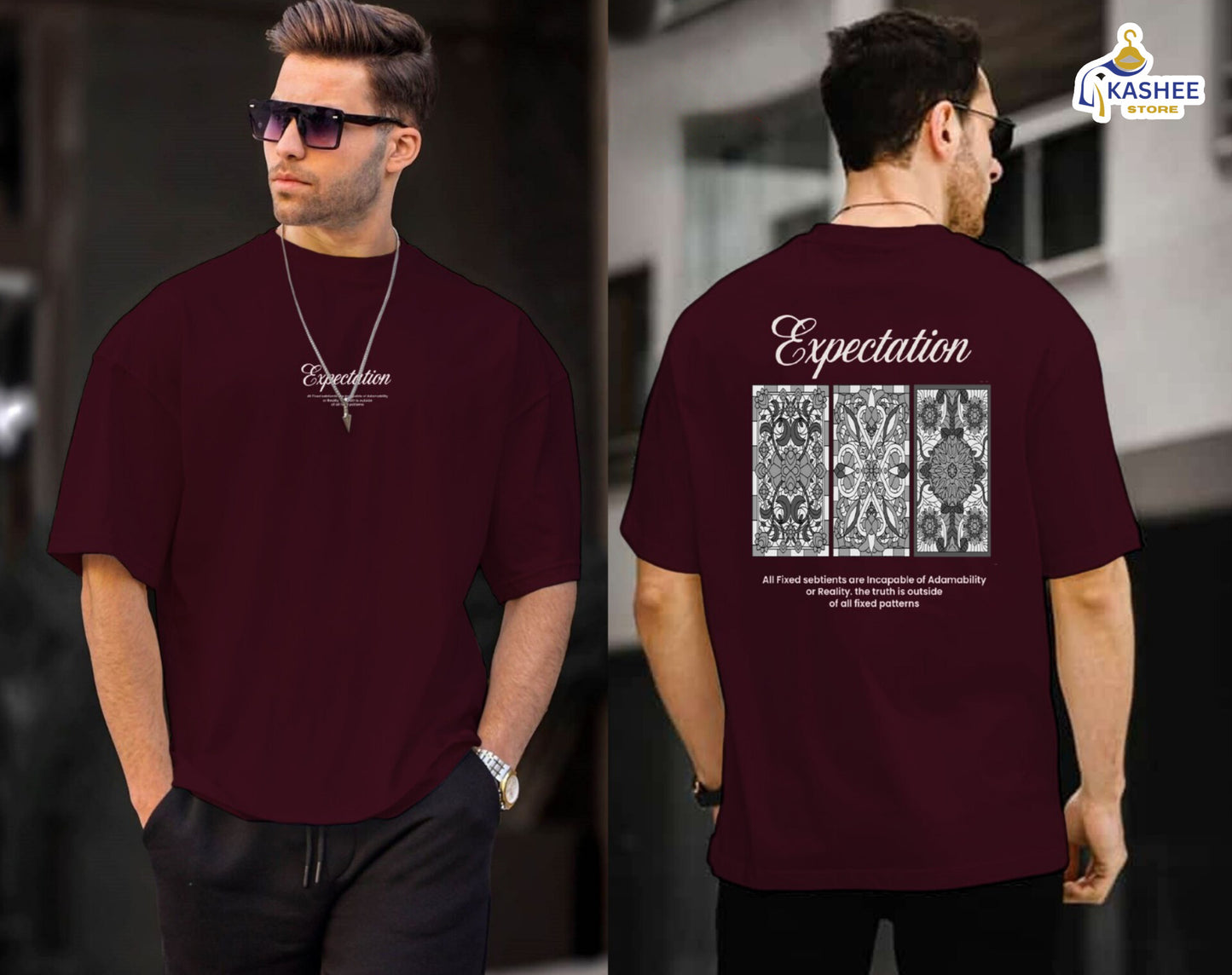 Modern Street Vibe – Down Shoulder Graphic Tee