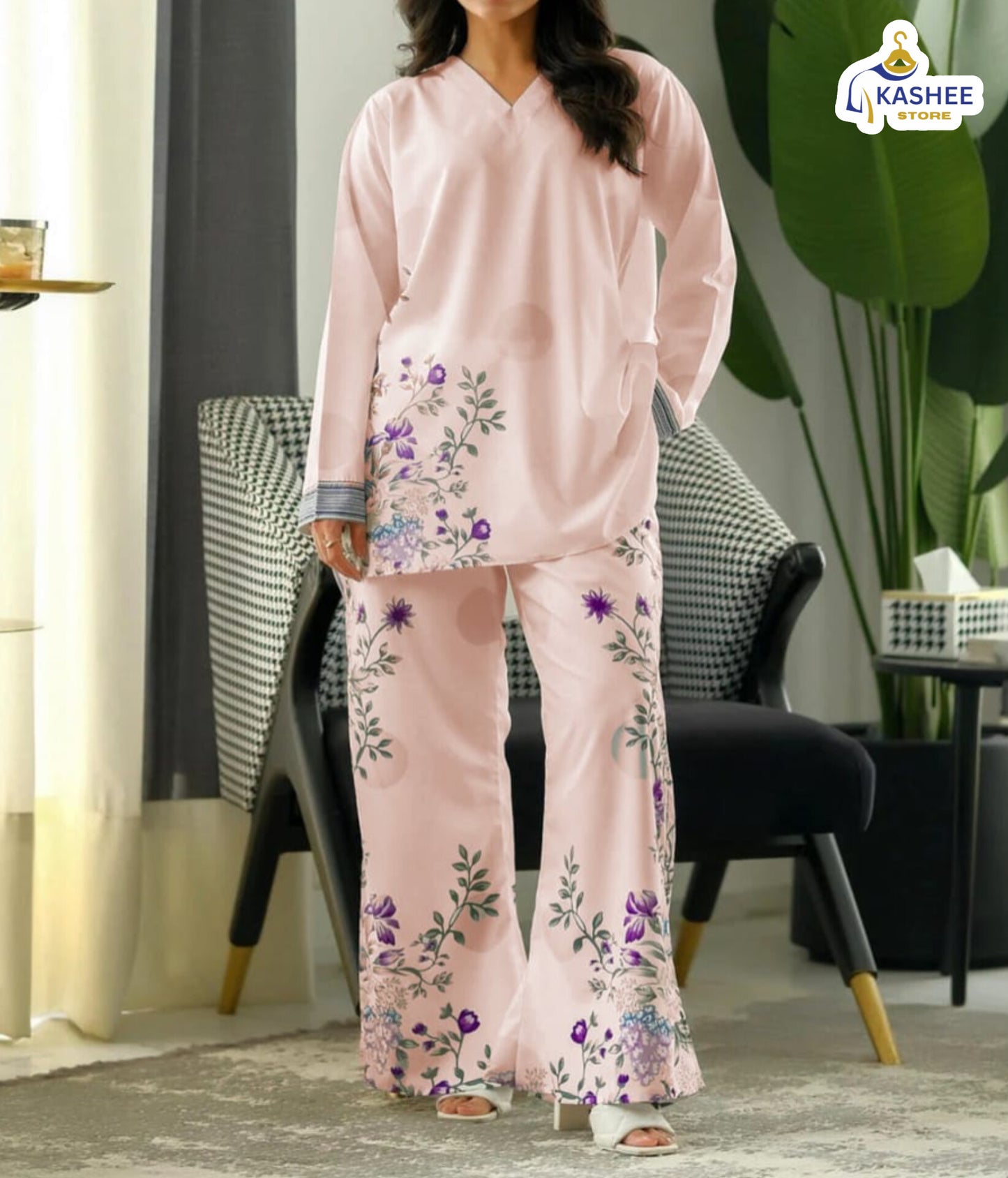 Digital Print Co-Ord Set – 2Pc Suit