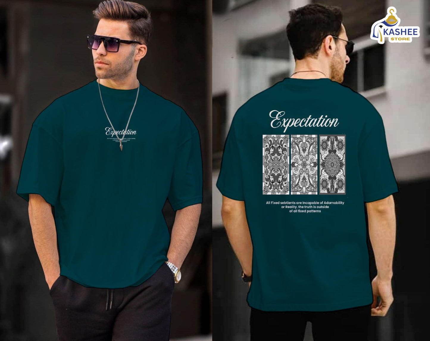 Modern Street Vibe – Down Shoulder Graphic Tee