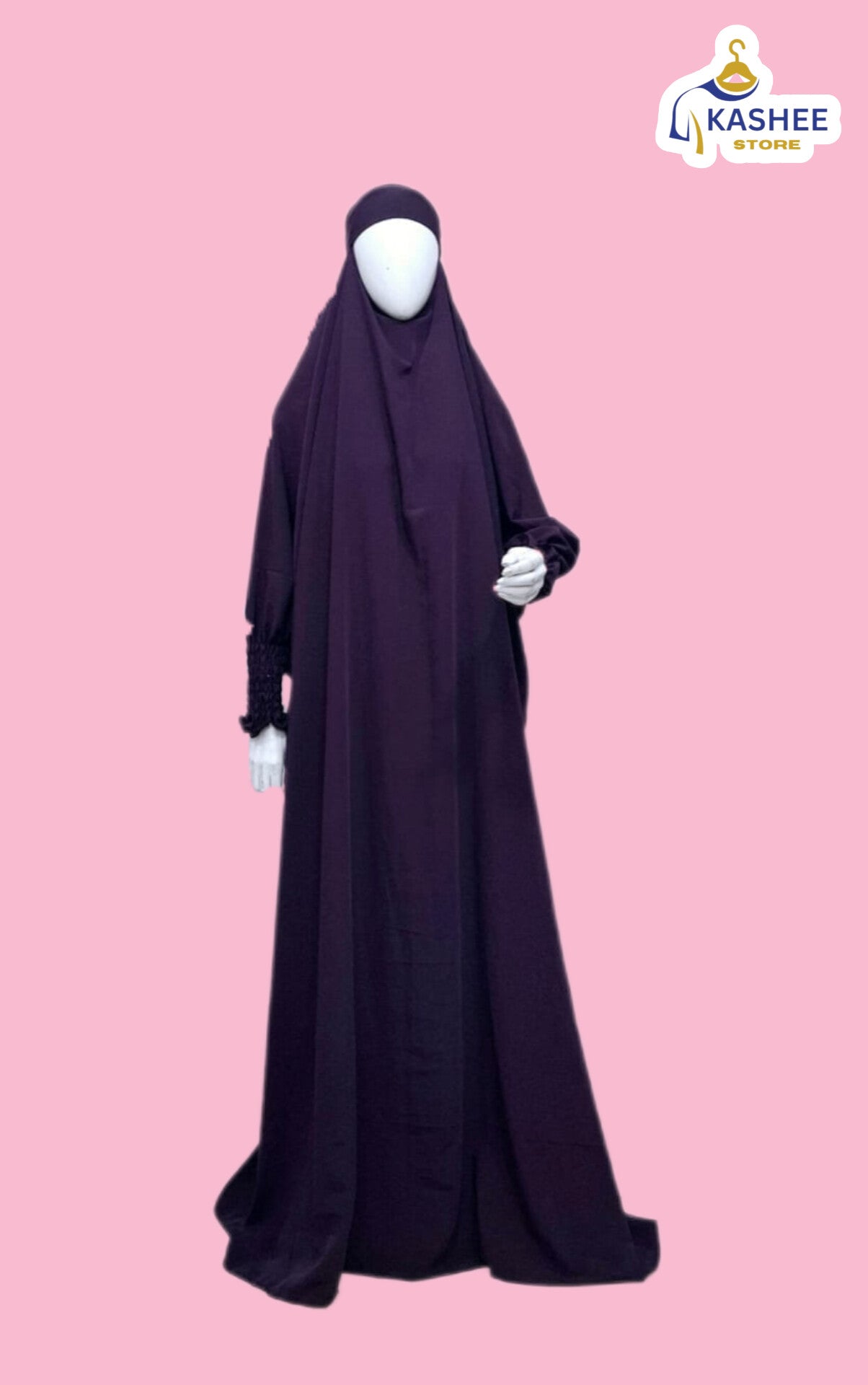 Premium French Jilbab – Wool Peach |