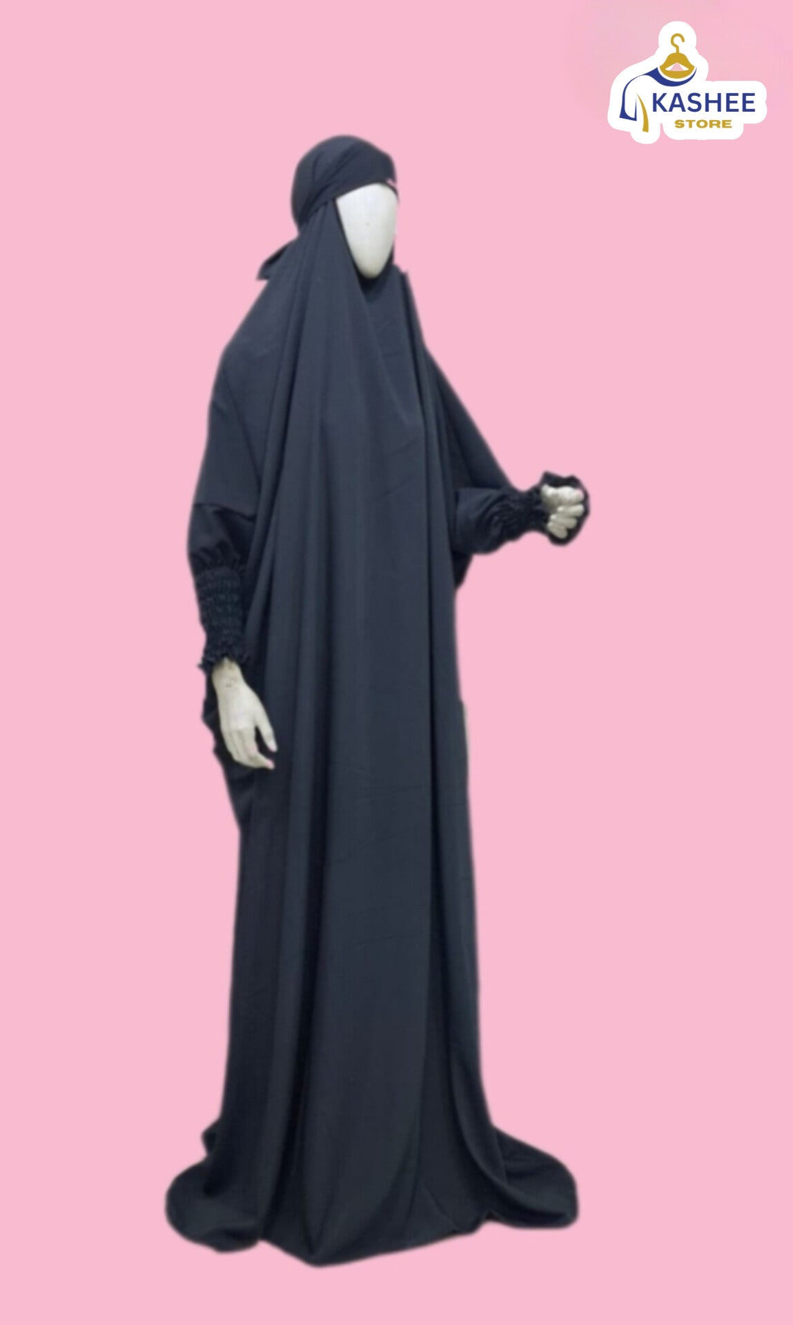 Premium French Jilbab – Wool Peach |