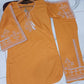 "2Pc Pure Bareeza Cotton Suit | Aari Embroidered Shirt with Flapper"