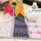 Multi-Colour Digital Print Shirt & Bell Bottom