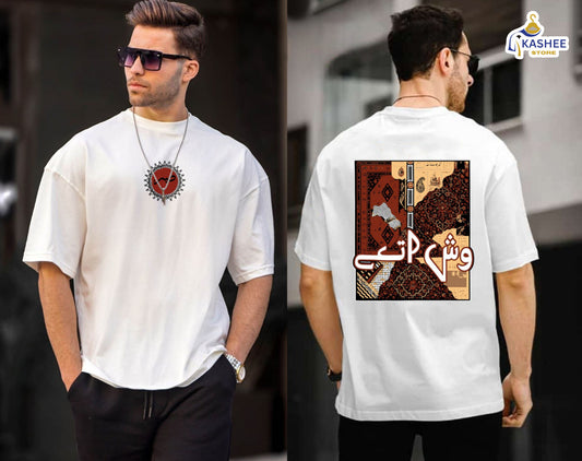 Sindhi Vibes – Down Shoulder Statement Shirt"