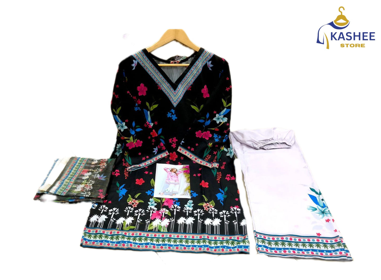 Premium Swiss Lawn 3Pc Outfit