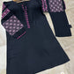 Airline Jabla Sleeve Embroidered 2Pc Linen Outfit"