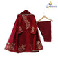 Luxury 3Pc Embroidered Organza Suit with Dupatta & Trouser