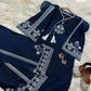 "2Pc Pure Bareeza Cotton Suit | Aari Embroidered Shirt with Flapper"