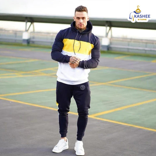 Contrast Panel Track Suit – Winter Essential