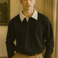 Old Money Collar Style Sweatshirt -