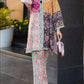 Multi-Colour Digital Print Shirt & Bell Bottom