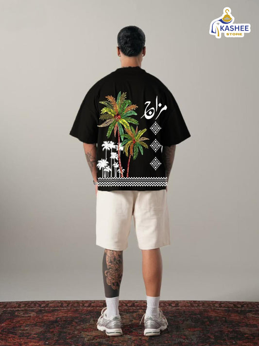 MIZAAJ – Stylish Printed Oversized Sweatshirt