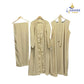 4-Piece Inner Gown Abaya Set with Scarf & Belt
