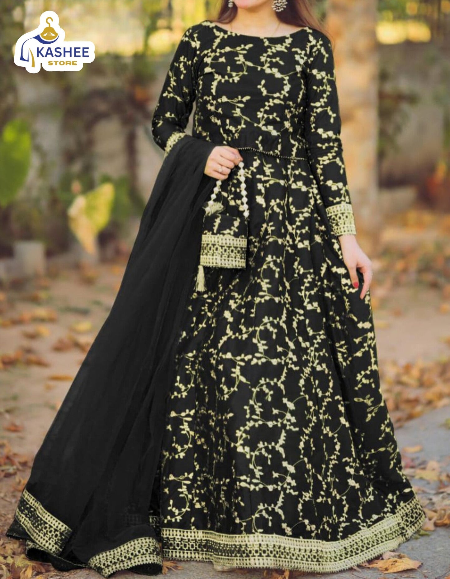 "Embroidered Potli Dress | 4Pc Festive Collection"