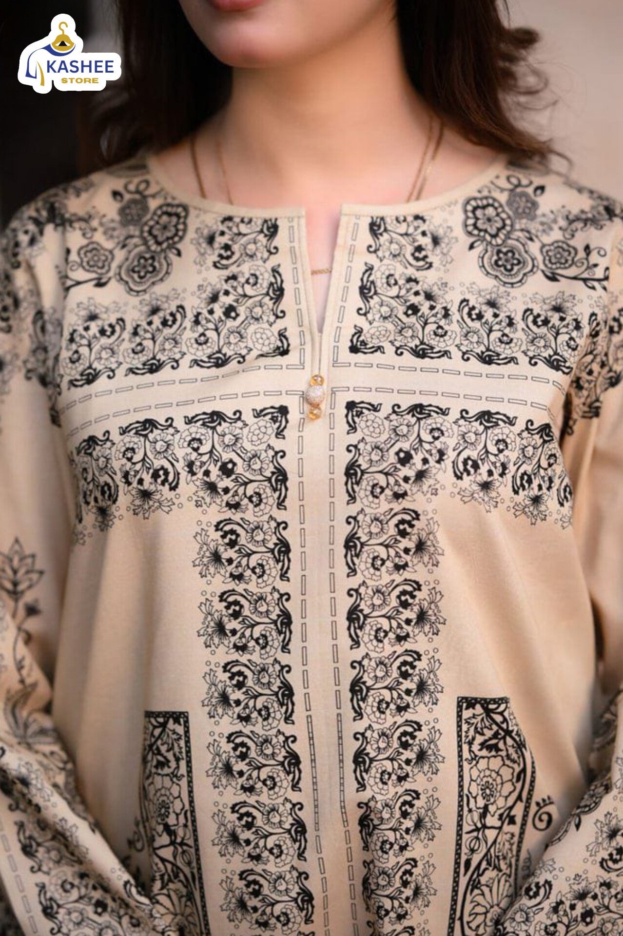 Digital printed shirt & bell bottom