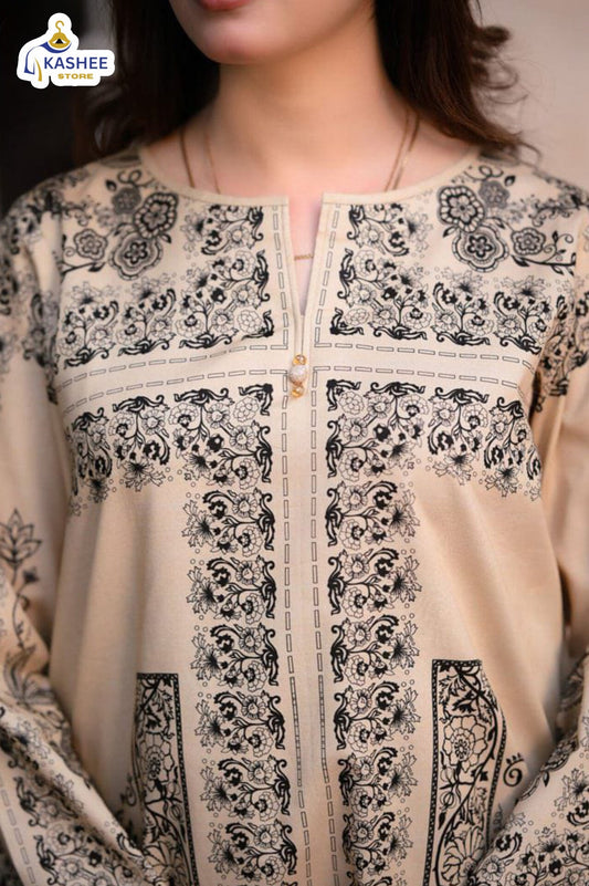 Digital printed shirt & bell bottom