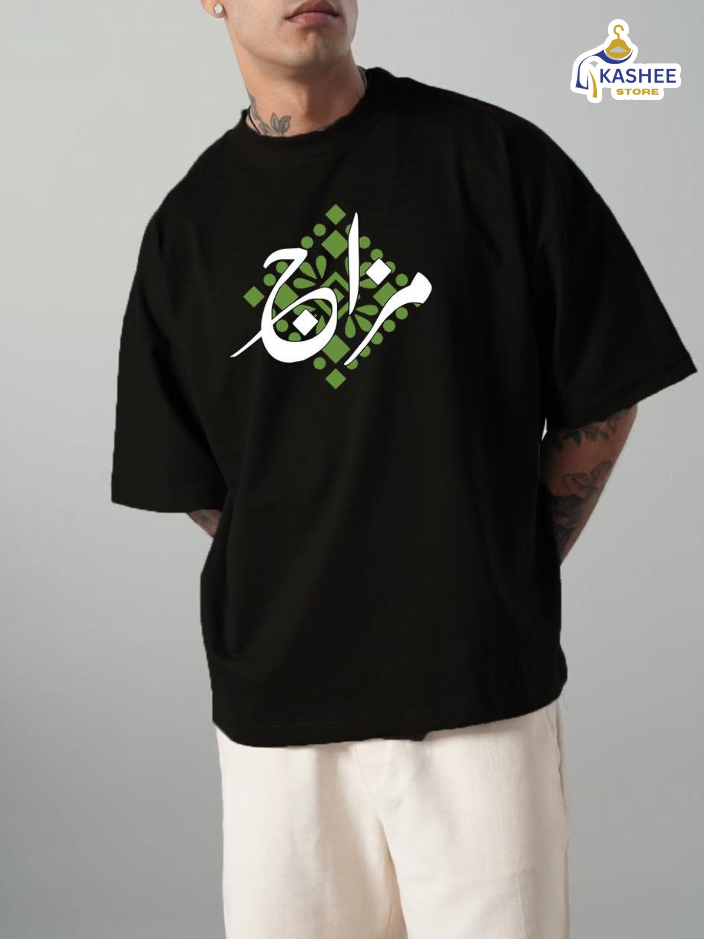 MIZAAJ – Stylish Printed Oversized Sweatshirt