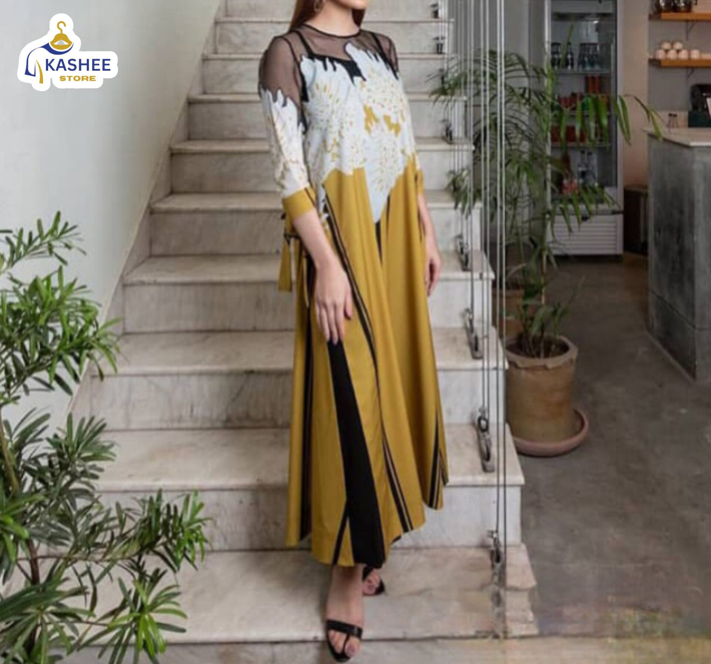 Elegant Swiss Lawn 2Pc Outfit