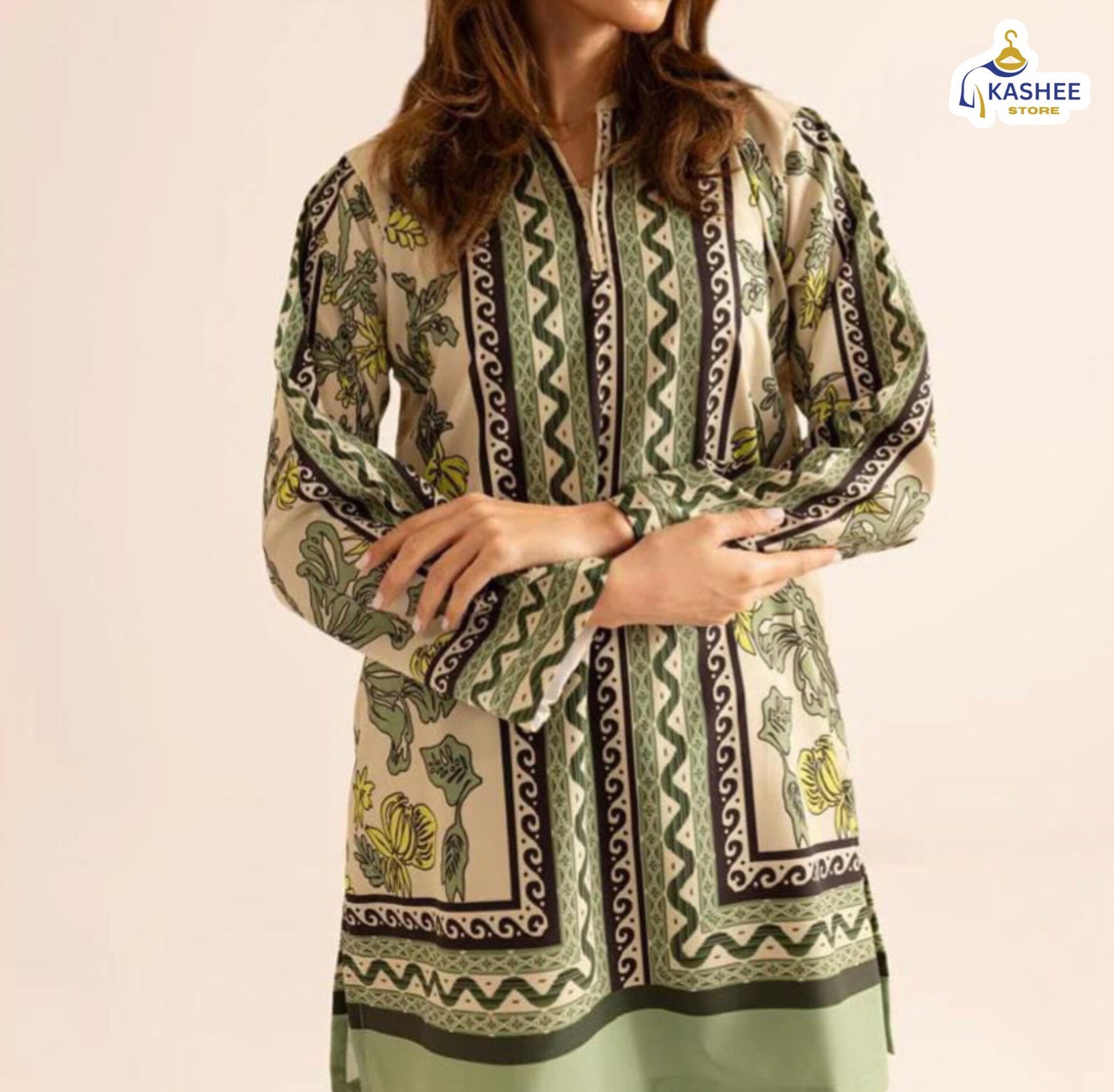 4. "COD Set 2Pc | Swiss Silk Digital Print Suit"
