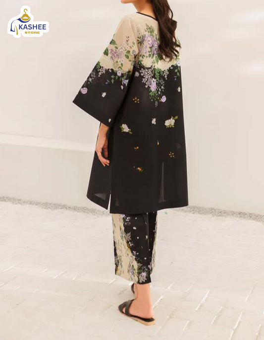 Luxury Digital Print Co-Ord Set | 2Pc Swiss Lawn Suit