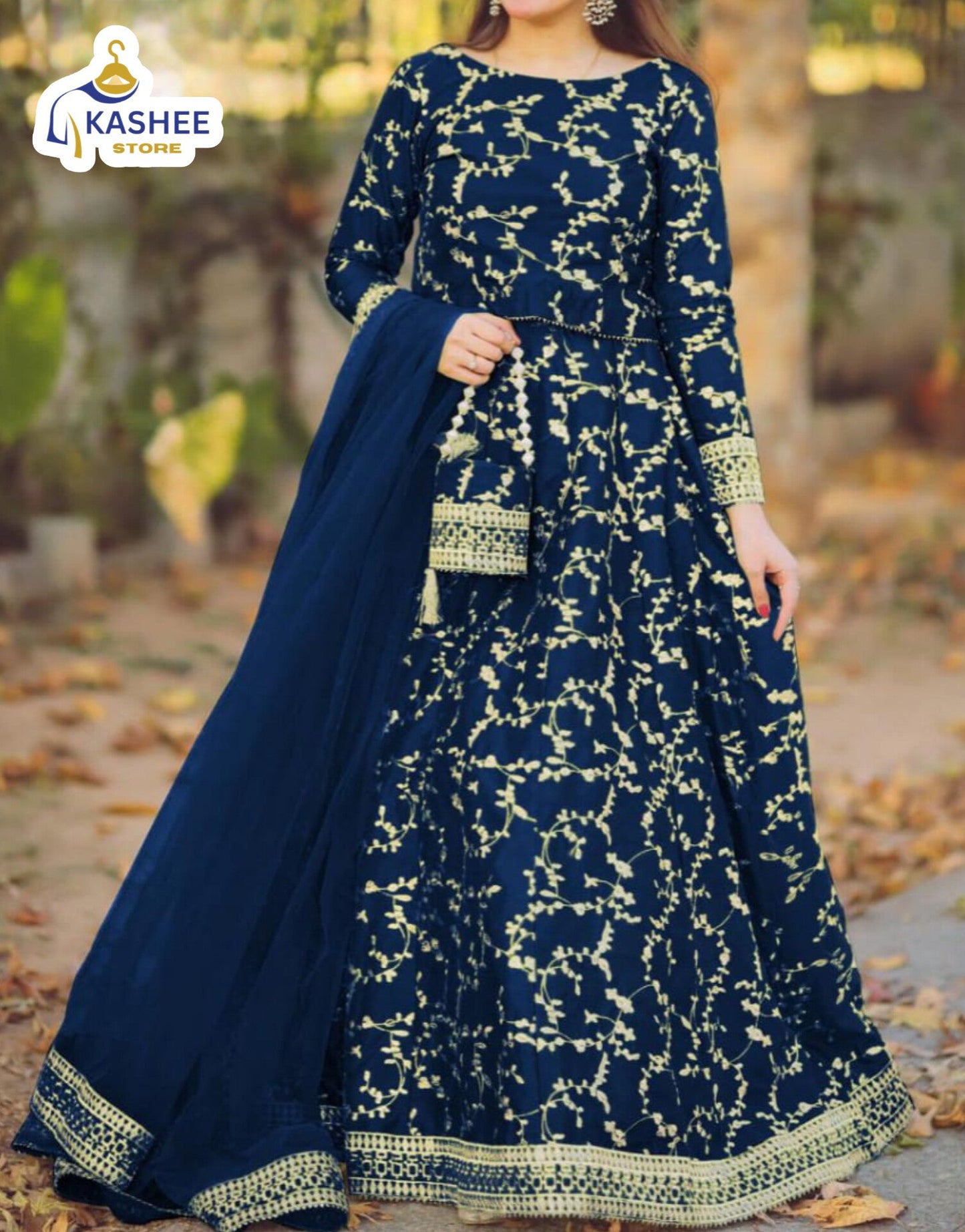 "Embroidered Potli Dress | 4Pc Festive Collection"
