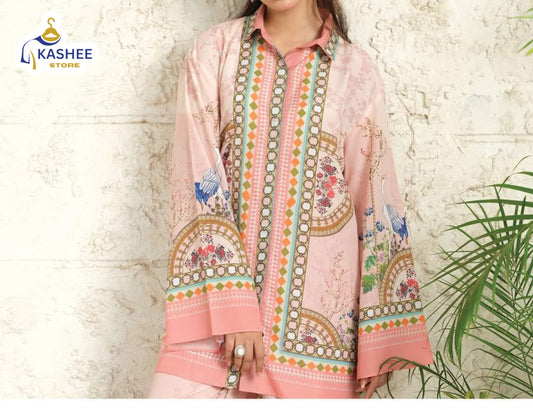 Elegant Digital Print Co-Ord Set | 2Pc Swiss Lawn Suit