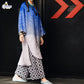 Stylish Tie & Dye Shirt with Printed Flapper – 2Pc Suit