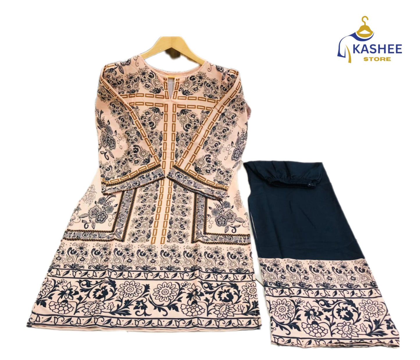 Digital printed shirt & bell bottom