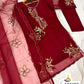 Luxury 3Pc Embroidered Organza Suit with Dupatta & Trouser