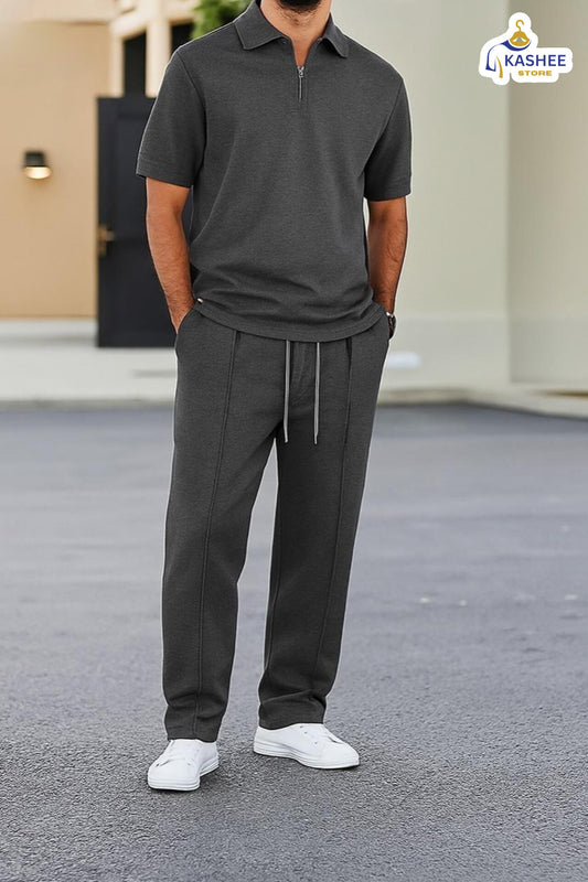Zip Style Trouser Stripe Tracksuit – Sporty & Stylish