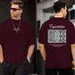 Modern Street Vibe – Down Shoulder Graphic Tee