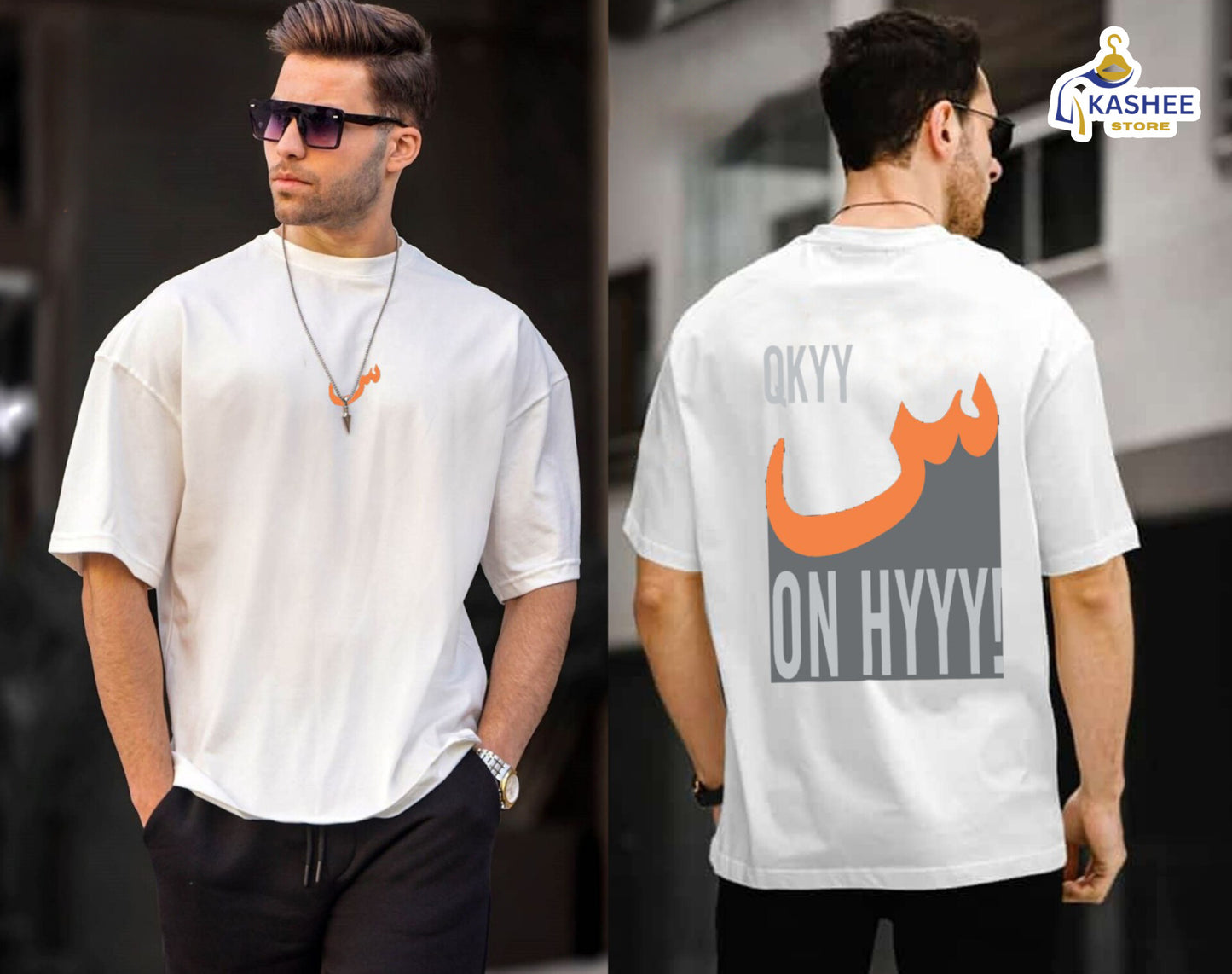 Seen On Hyyy – Printed Down Shoulder Shirt