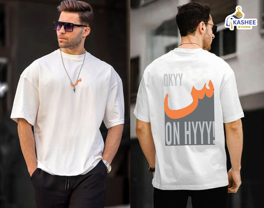 Seen On Hyyy – Printed Down Shoulder Shirt