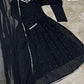 Elegant Pearl & Lace Work Maxi – 3Pc Chiffon Outfit