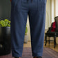 Relax-Fit Terry Cotton Trousers