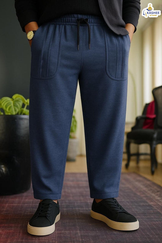 Relax-Fit Terry Cotton Trousers
