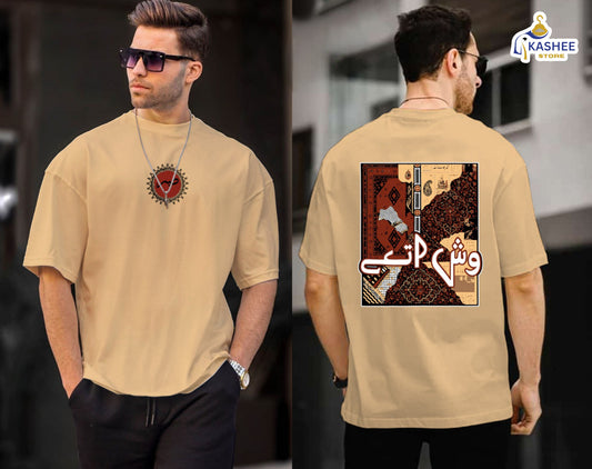 Sindhi Vibes – Down Shoulder Statement Shirt"