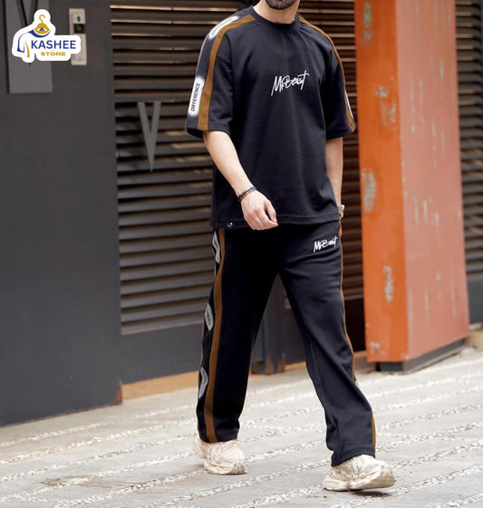 MrBeast Printed Cotton Jersey Tracksuit – New Arrival