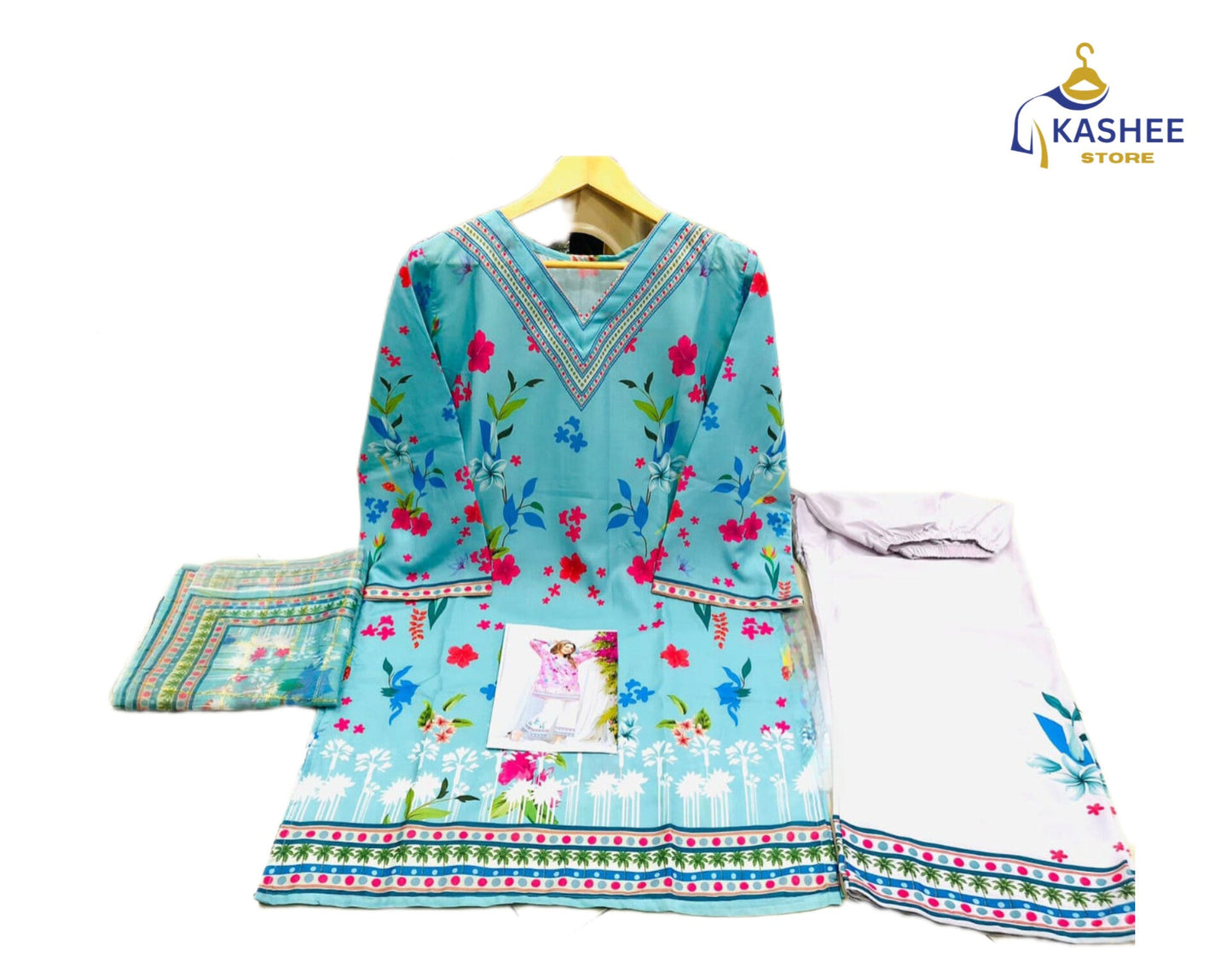 Premium Swiss Lawn 3Pc Outfit