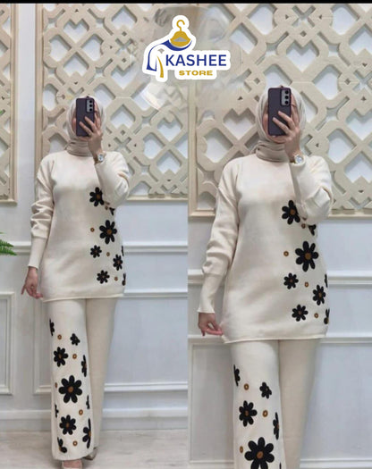 Winter Essential | Double Fleece Printed 2-Piece Set