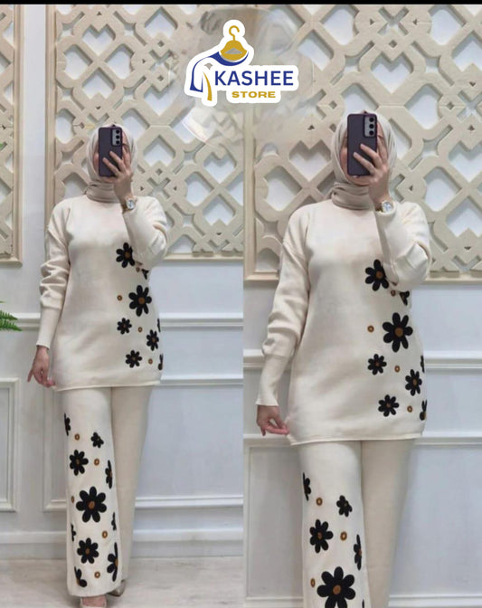 Winter Essential | Double Fleece Printed 2-Piece Set