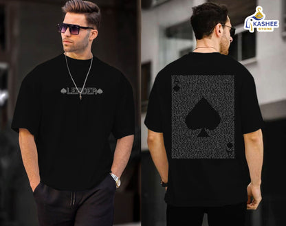 Streetwear Essential – Printed Down Shoulder Shirt ;
