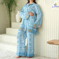 Signature Digital Print Swiss Silk Suit | 2-Piece Set