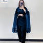 V-Neck Silk Farshi 3Pc