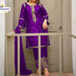 Shamose Silk 3Pc | Sequin Shirt, Trouser & Dupatta