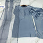 V-Neck Silk Farshi 3Pc