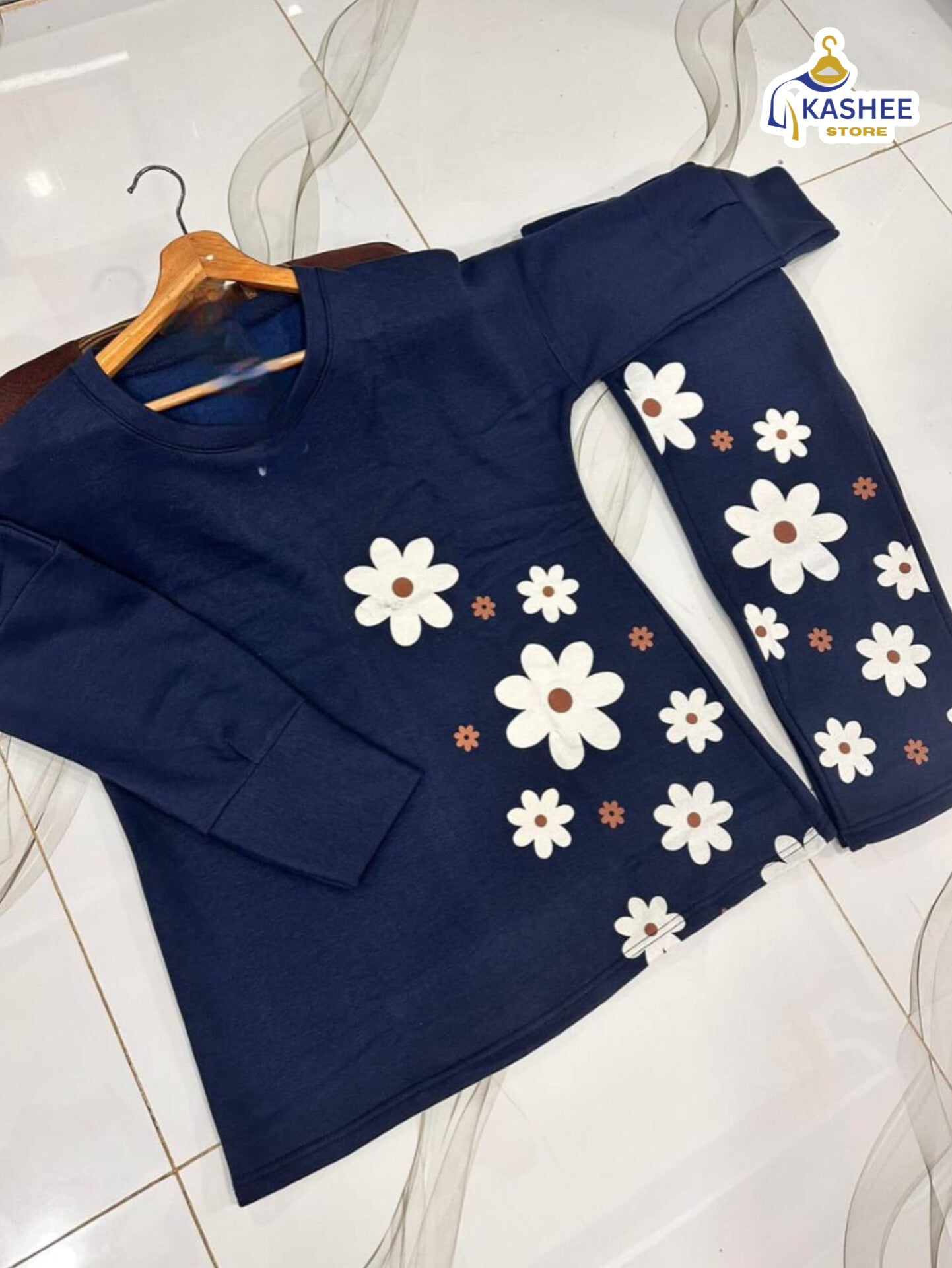 Winter Essential | Double Fleece Printed 2-Piece Set