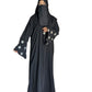 Embroidered Daisy Abaya