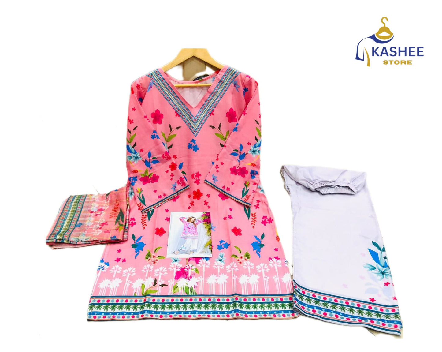 Premium Swiss Lawn 3Pc Outfit