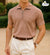 Texture Zipper Polo –